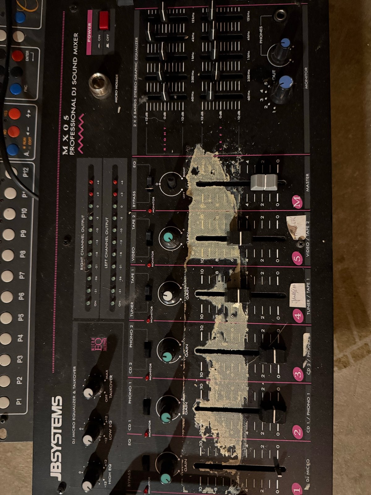 JB Systems MX 05 Professionele DJ Sound Mixer, Muziek en Instrumenten, Ophalen of Verzenden, Gebruikt, Minder dan 5 kanalen, Microfooningang