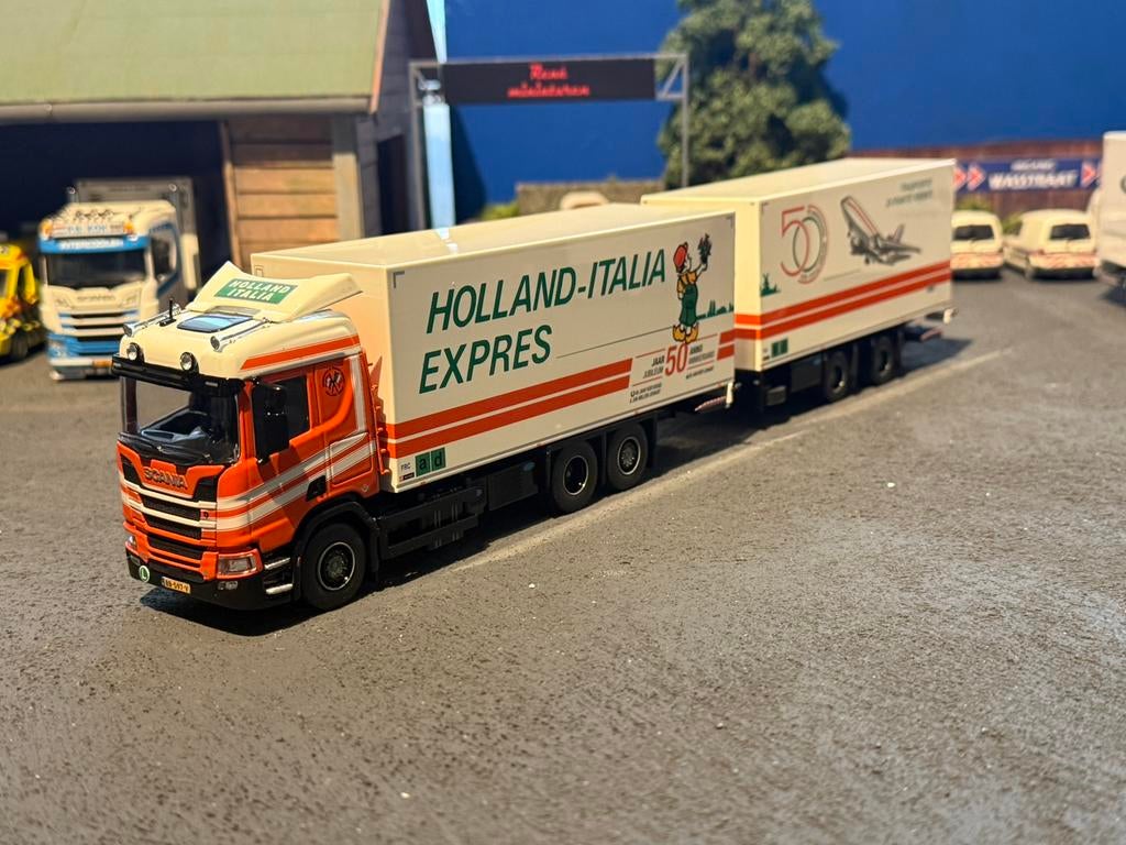 Tekno Lievaart scania, Hobby en Vrije tijd, Modelauto's | 1:50, Tekno, Nieuw, Tekno, Bus of Vrachtwagen