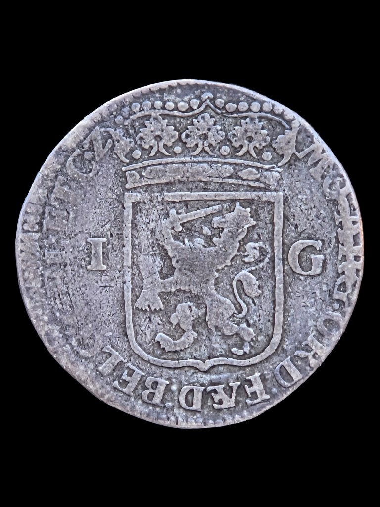 1 Gulden Gelderland 1709, 1 gulden, Vóór koninkrijk, Zilver, Ophalen of Verzenden
