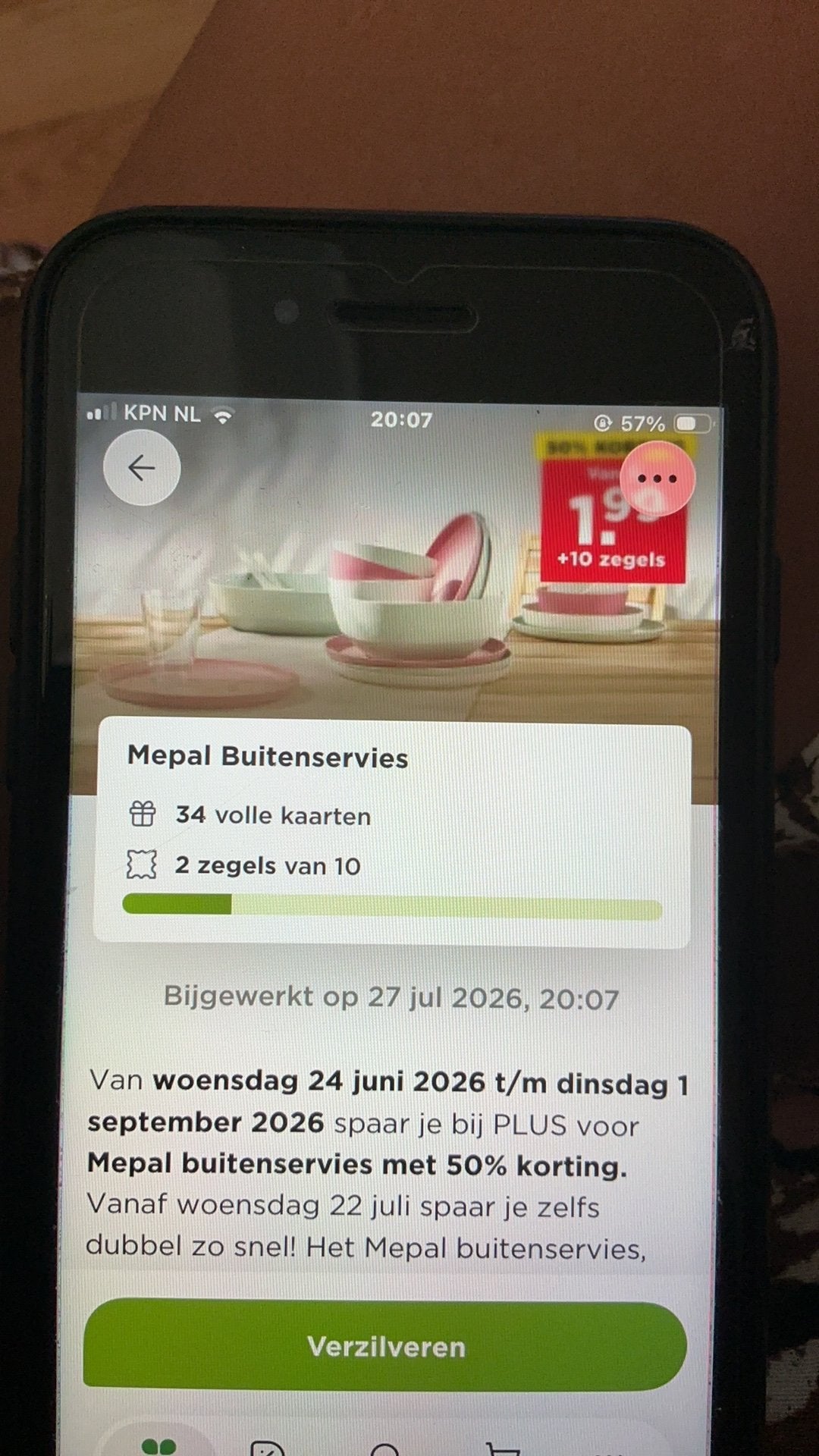 Buitenservieszegels, €1.00 per kaart, Verzamelen, Ophalen of Verzenden