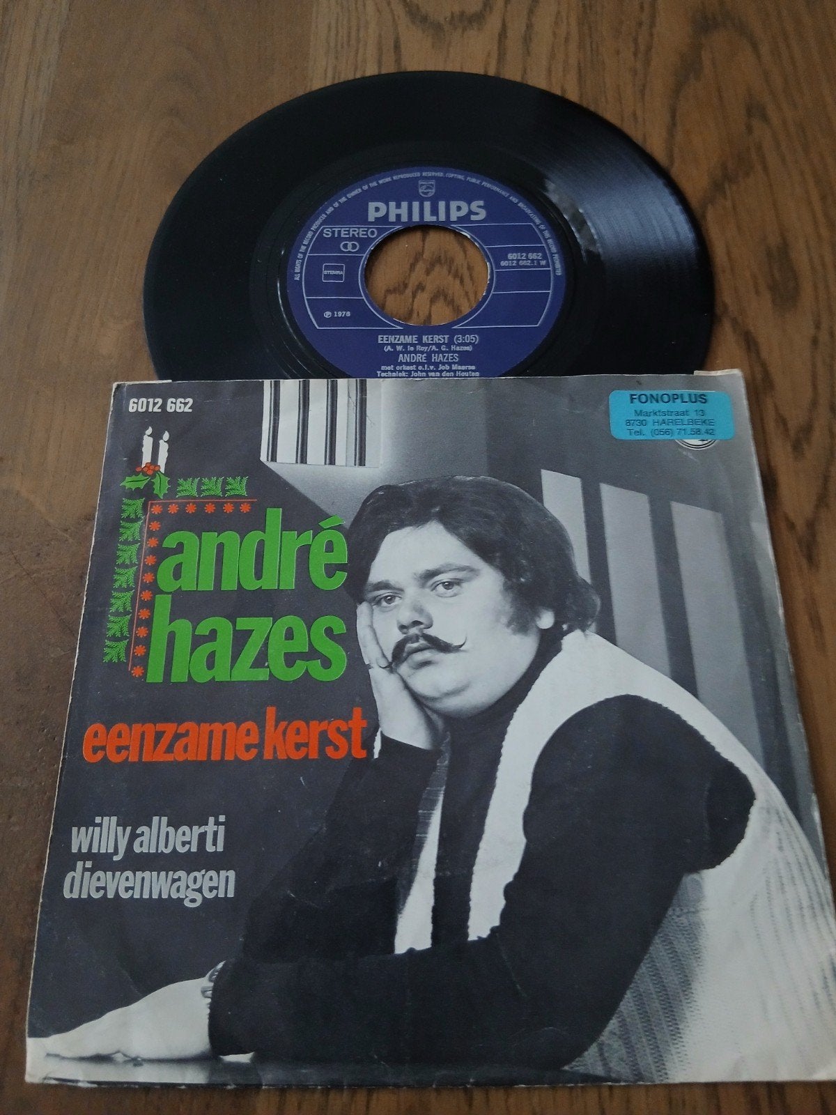 VINYL SINGLE   ANDRE HAZES, Ophalen of Verzenden, Zo goed als nieuw, Overige formaten, Levenslied of Smartlap