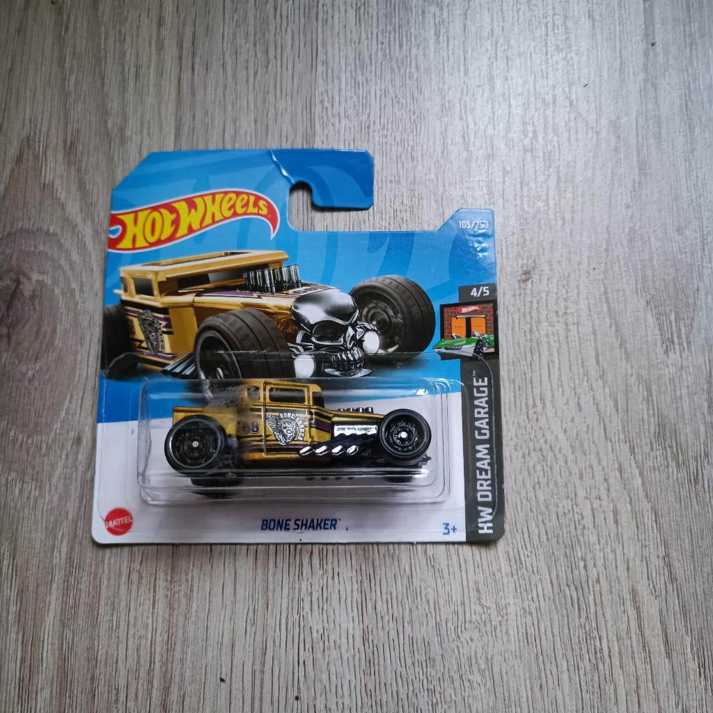 hot wheels bone shaker goud let op, Ophalen of Verzenden, Nieuw, Auto