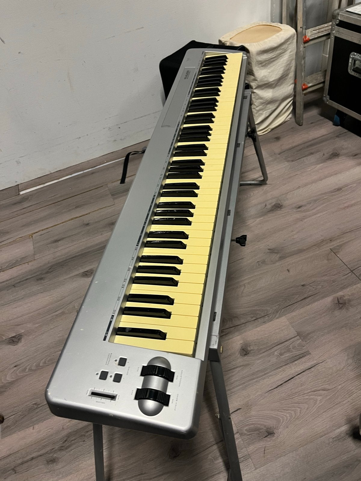 M-Audio Keystation 88es MIDI Keyboard Controller, Gebruikt, 88 toetsen, Aanslaggevoelig, Ophalen