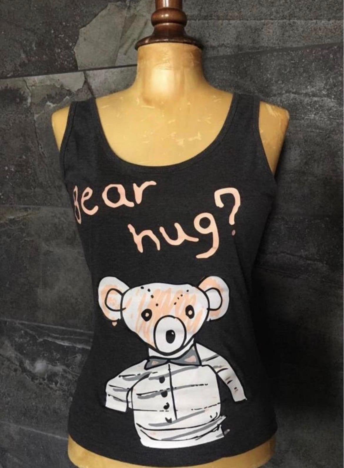 Bear hug? Topje grijs love to lounge, Kleding | Dames, Tops, Zo goed als nieuw, Maat 34 (XS) of kleiner, Grijs, Zonder mouw, Ophalen