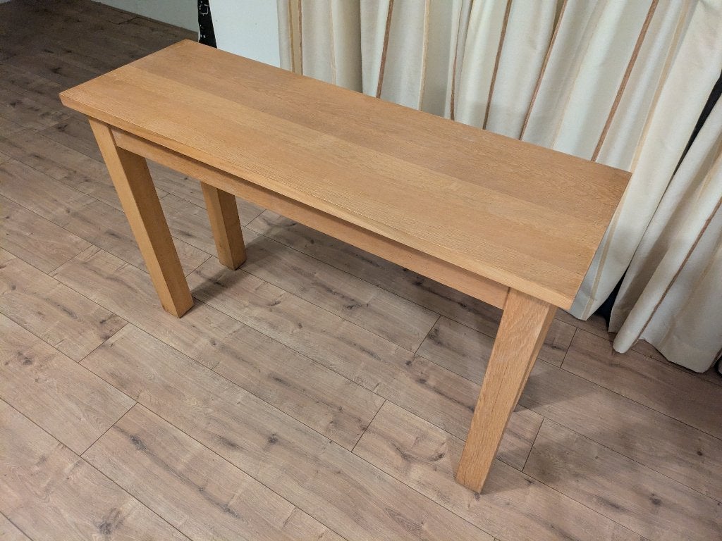 Houten sidetable / console tafel 120x40x77cm, Ophalen, Gebruikt, 75 cm of meer, Modern