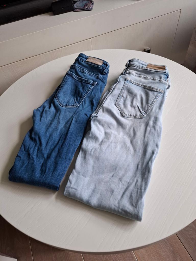Jeans Cotton Club 27/34 samen voor 4,95, Blauw, Ophalen of Verzenden, Zo goed als nieuw, W27 (confectie 34) of kleiner