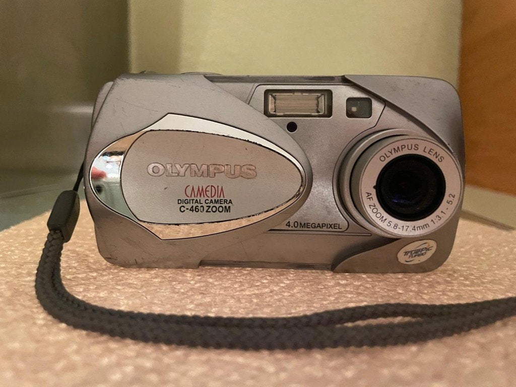 Olympus C-460 digitale camera met geheugenkaart 1 GB, Ophalen, Gebruikt, Geheugenkaart, 4 megapixels