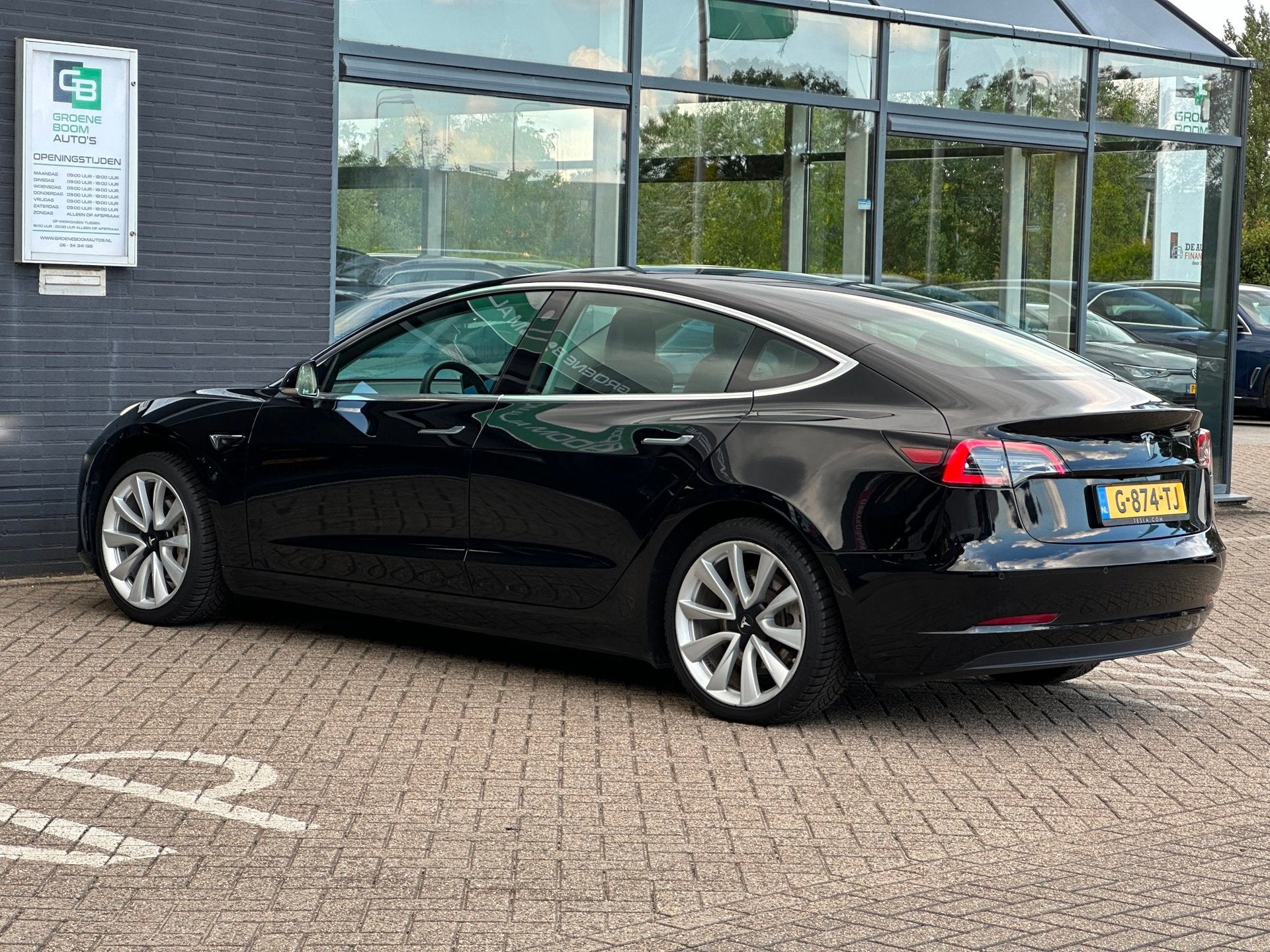 Tesla Model 3 Standard RWD Plus 60 kWh/PANO-DAK/CAMERA/NETTE, Auto's, Automaat, Achterwielaandrijving, Gebruikt, 370 km