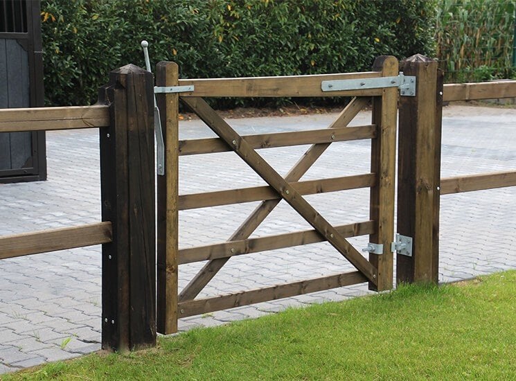 32. Houten poort | weidepoort | landhekken, Ophalen of Verzenden, Nieuw, Hout, Tuinhek