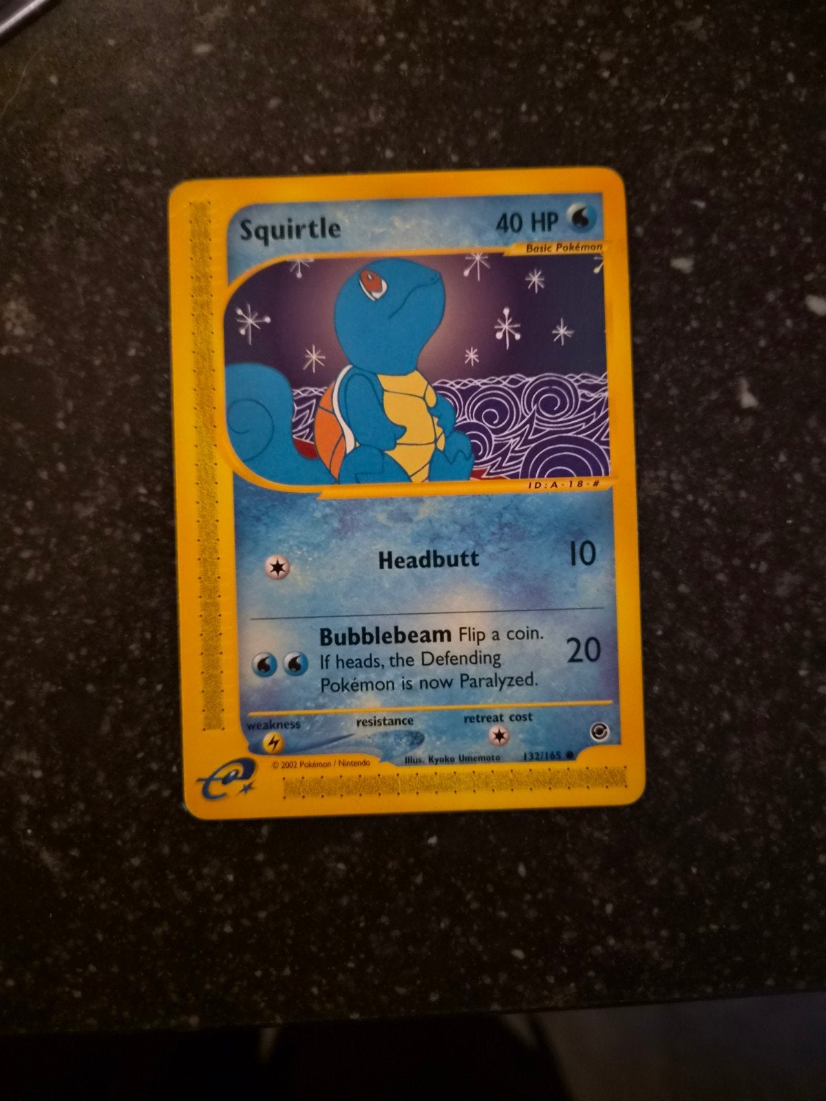 Squirtle Pokémon Kaart - Uitstekende Staat, Ophalen of Verzenden, Zo goed als nieuw, Losse kaart