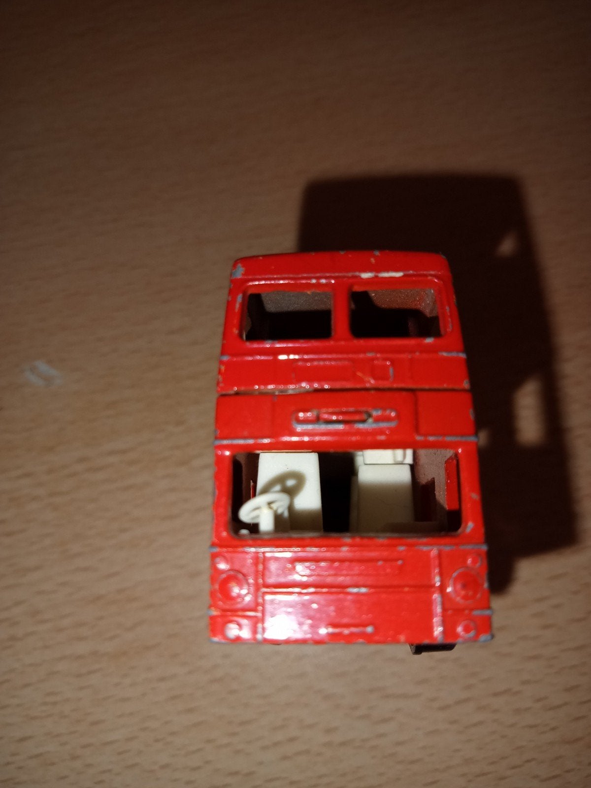 Matchbox Engelse dubbeldekker 7,5 cm lang, Ophalen of Verzenden, Gebruikt, Bus of Vrachtwagen, Matchbox
