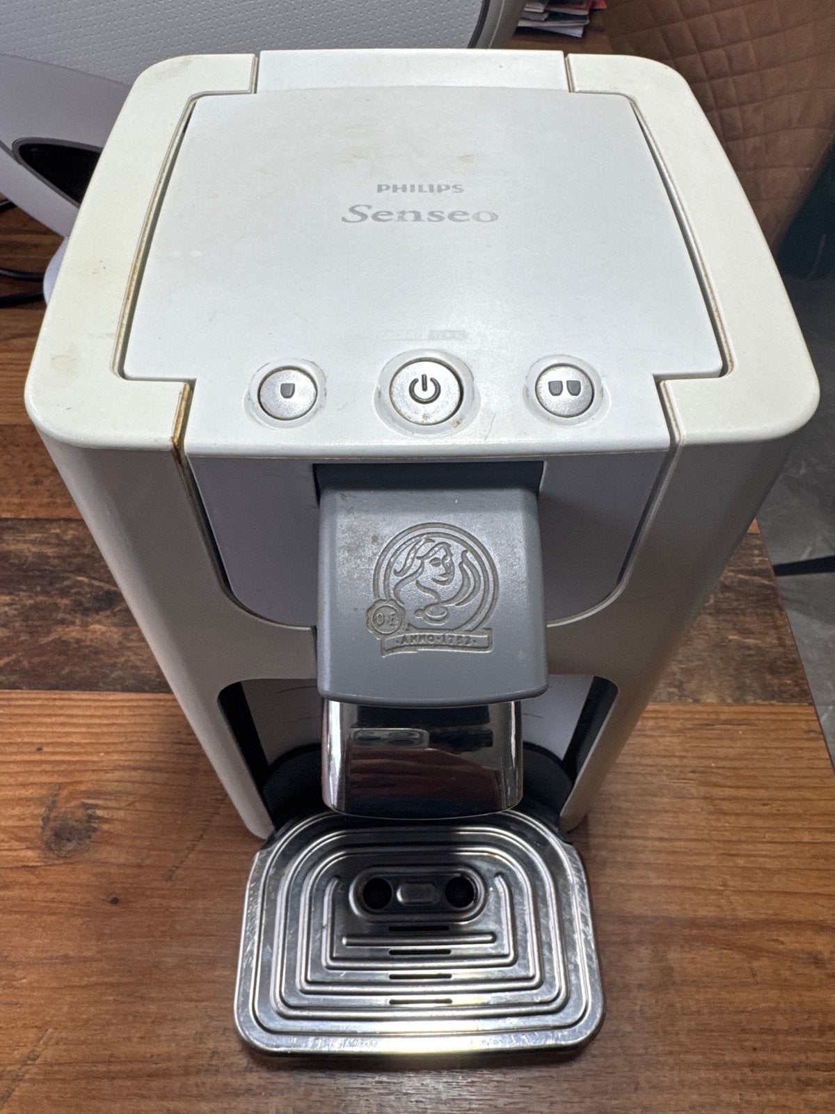 Philips Senseo Koffiezetapparaat Wit - Goede Staat, Witgoed en Apparatuur, Koffiezetapparaten, Gebruikt, Koffiepads en cups, Koffiemachine