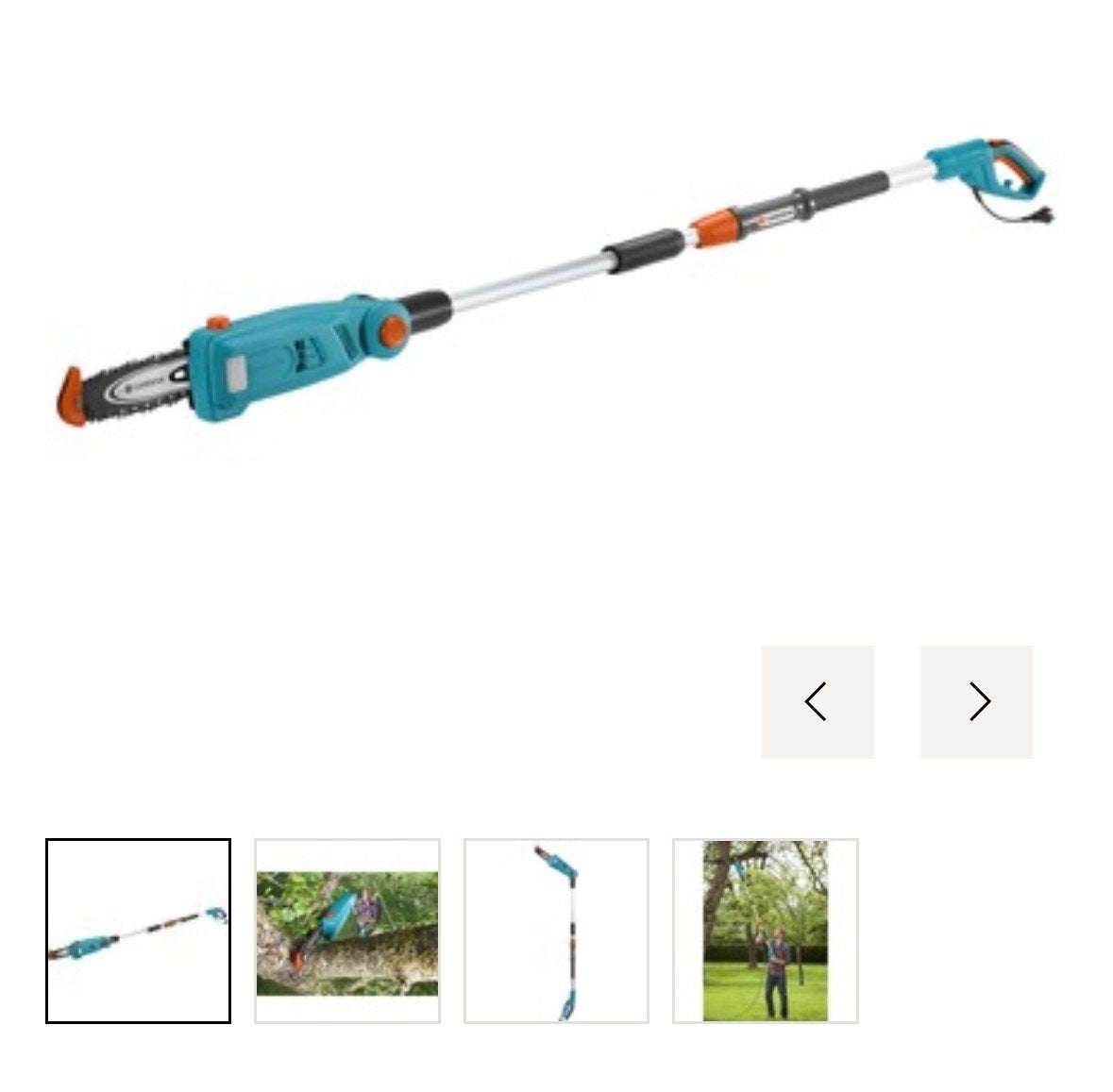 Gardena Telescopische Heggenschaar Elektrisch, Ophalen, Zo goed als nieuw, 20 t/m 29 mm