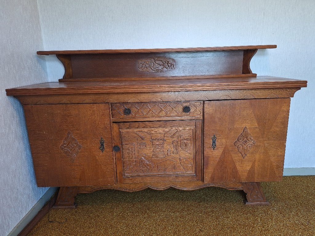 Dressoir, Ophalen, Gebruikt, 150 tot 200 cm, 25 tot 50 cm