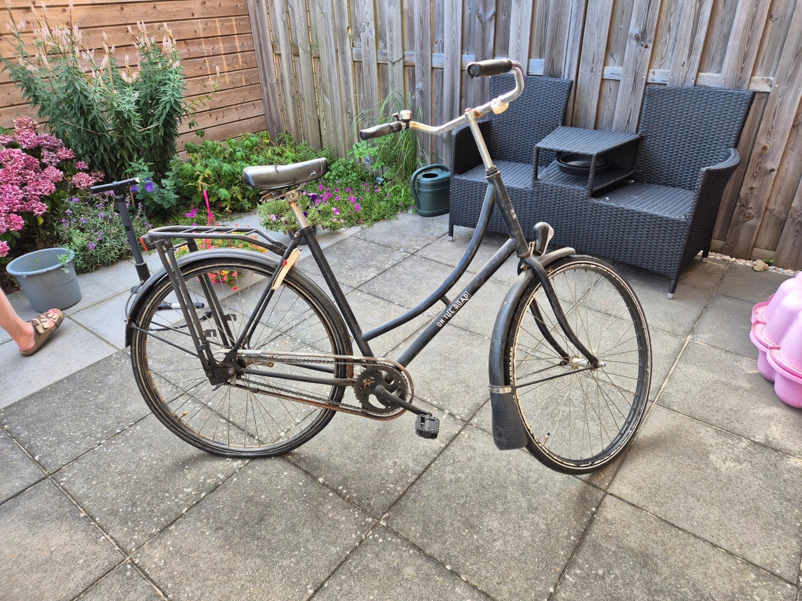 omafiets, Ophalen, Gebruikt