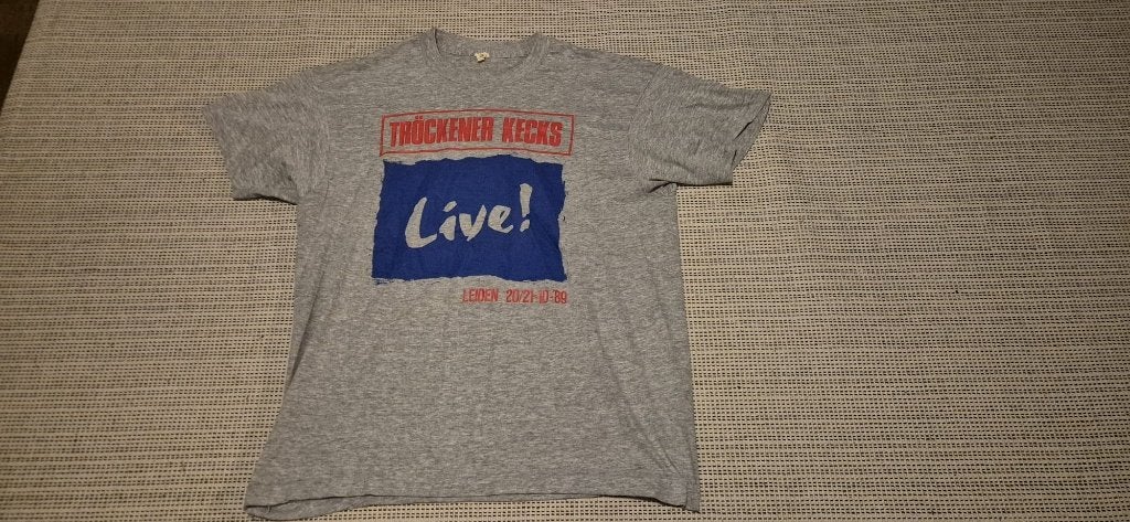 T-shirt Tröckener Kecks Leiden Live, Ophalen of Verzenden, Gedragen, Maat 48/50 (M), Zwart