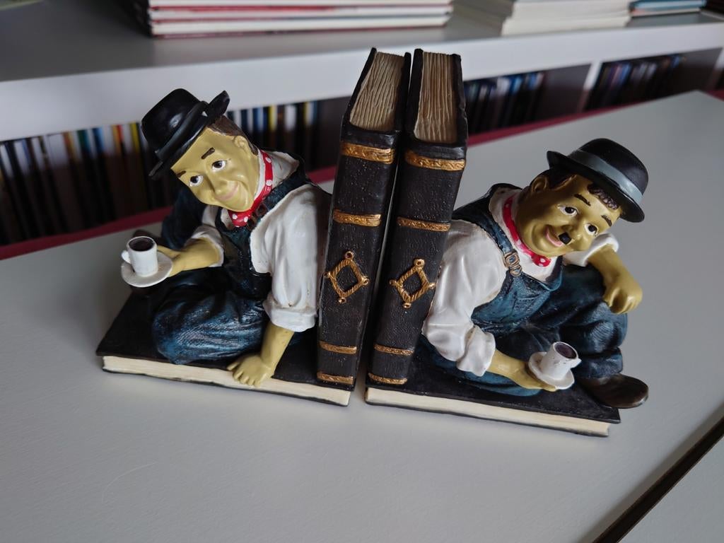 Laurel en Hardy boekensteun, Huis en Inrichting, Ophalen of Verzenden, Zo goed als nieuw