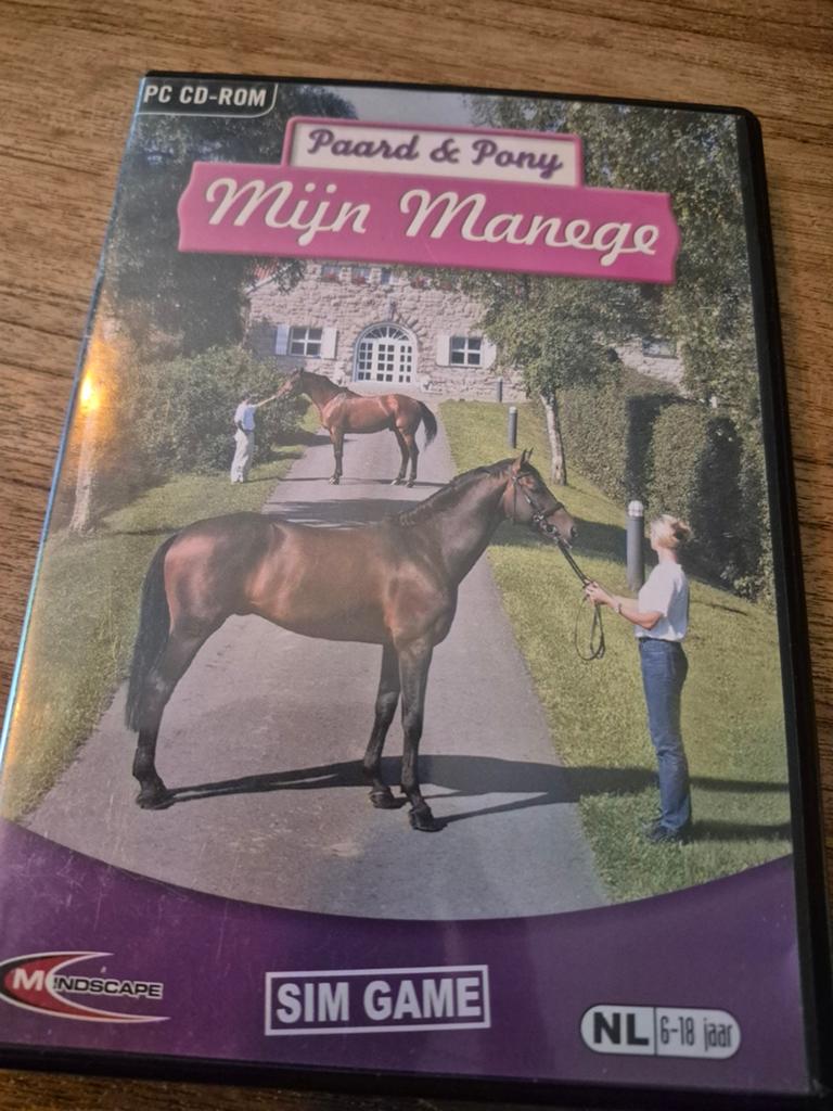 Paard & Pony: Mijn Manege PC CD-ROM - Sim Game, Spelcomputers en Games, Games | Pc, Gebruikt, Simulatie, 1 speler, Vanaf 7 jaar