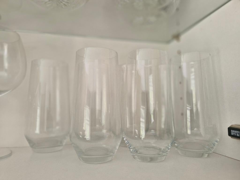 8 vivo gave hoge of longdrinkglazen, Ophalen, Zo goed als nieuw, Overige stijlen, Overige materialen