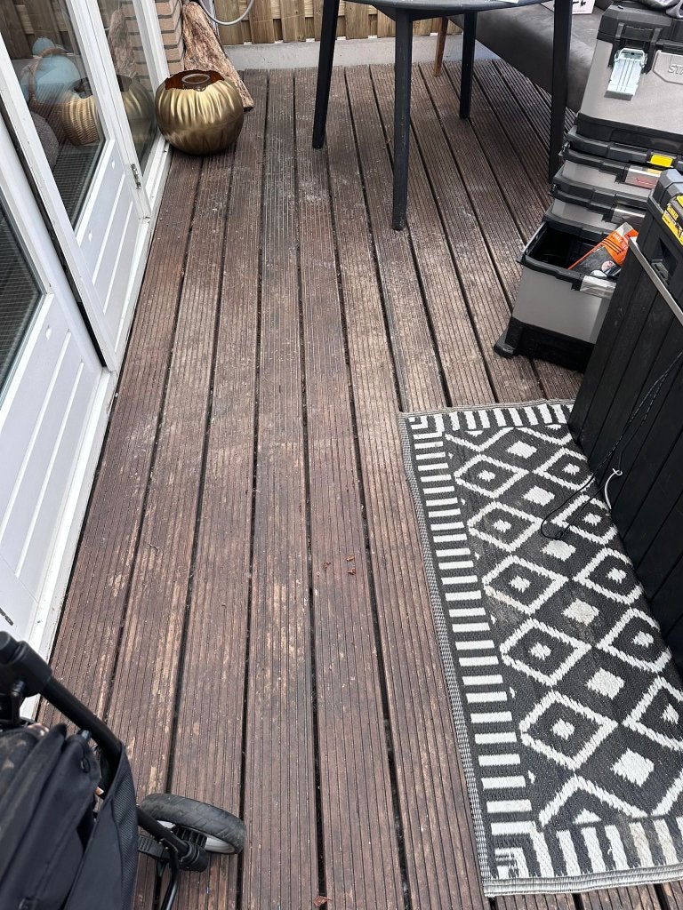Vlonders van hardhout 5 buiten meter breed. Zelf loshalen, Tuin en Terras, Ophalen, Gebruikt, Hout