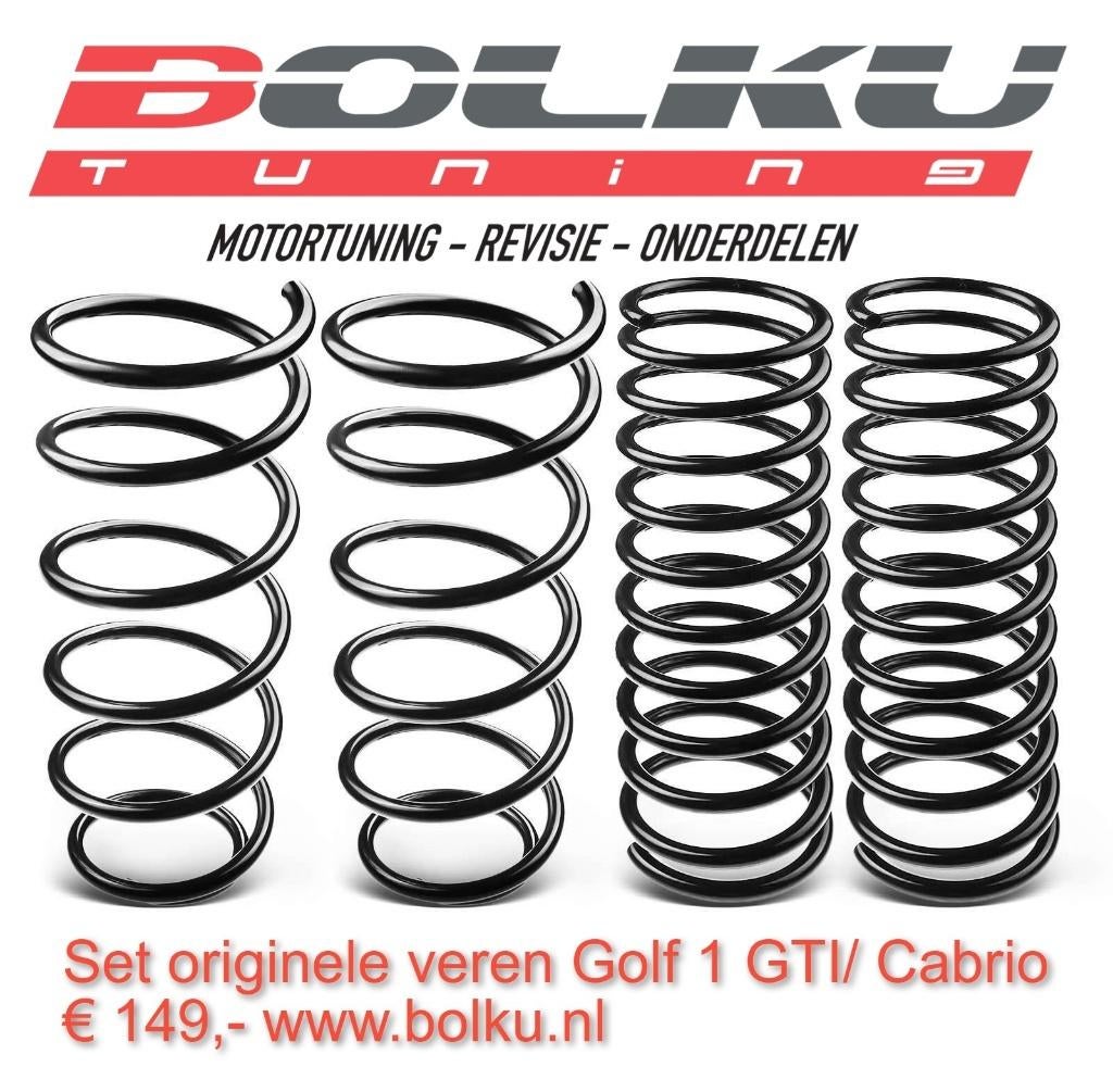 Set originele veren Golf 1, Ophalen of Verzenden, Bolku Tuning, Info@bolku.nl, 6851TB