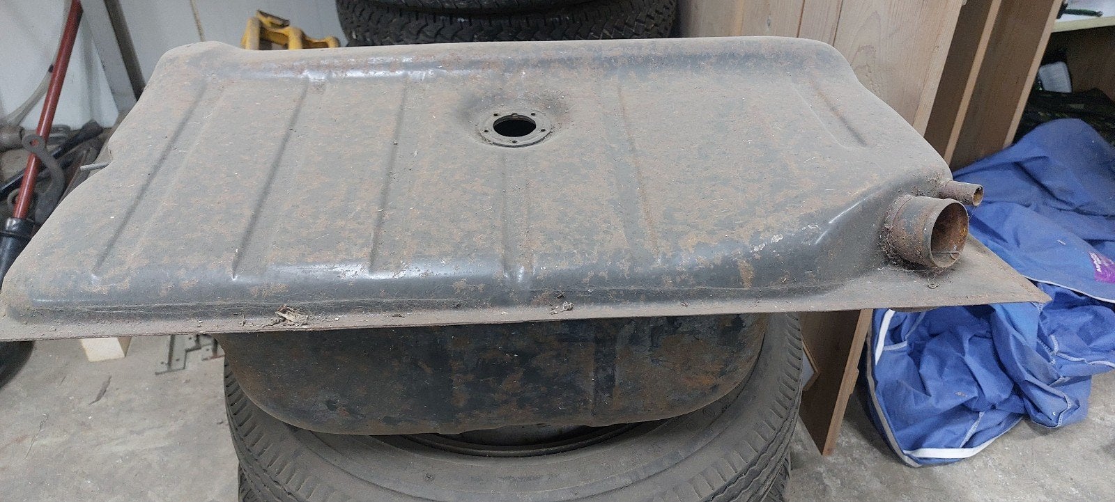 Vw kever tank., Ophalen, Gebruikt