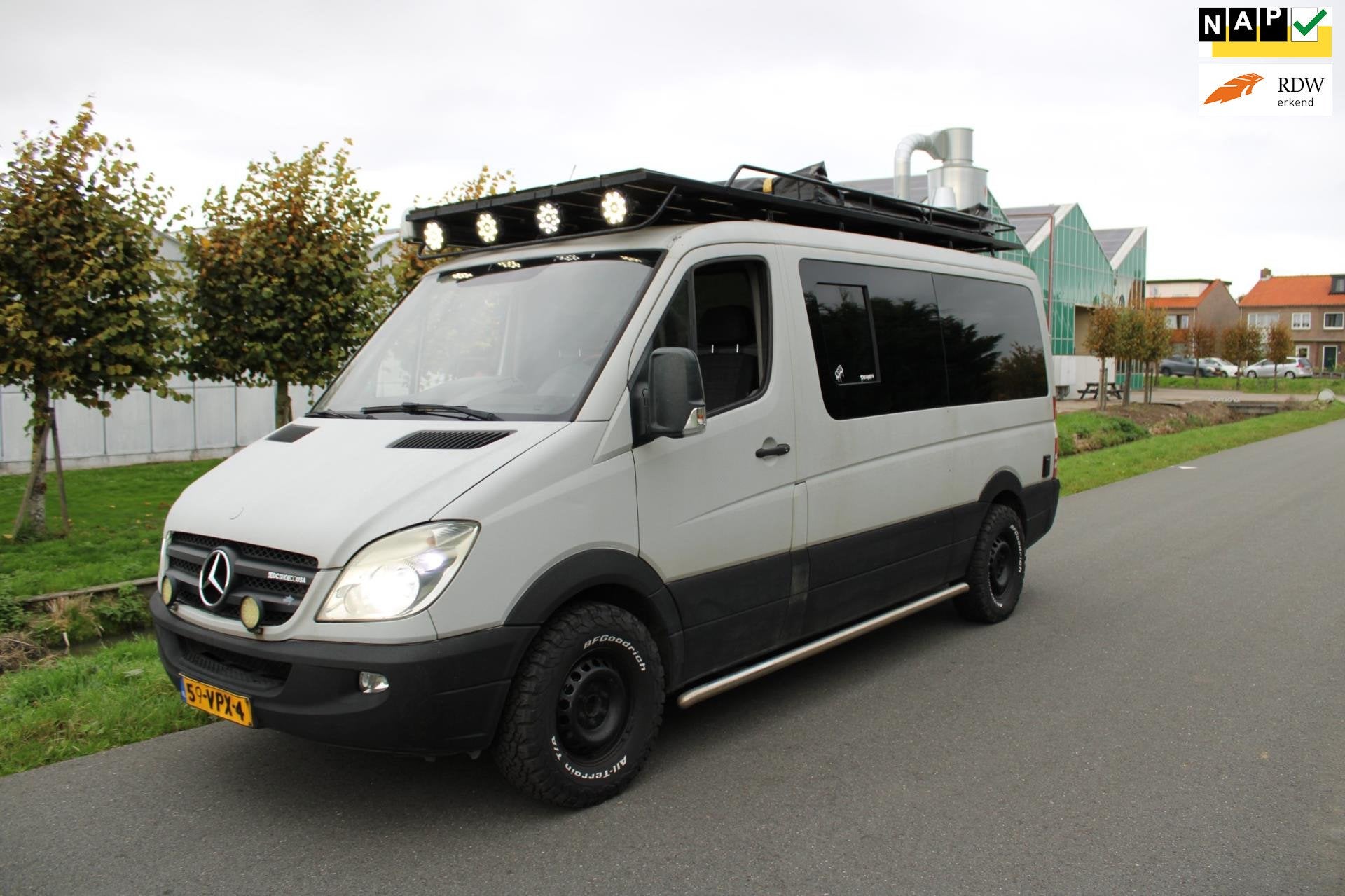 Mercedes-Benz Sprinter 315 2.2 CDI 366 Automaat Kampeerwagen, Caravans en Kamperen, Automaat, Buscamper of Camperbus, Mercedes-Benz