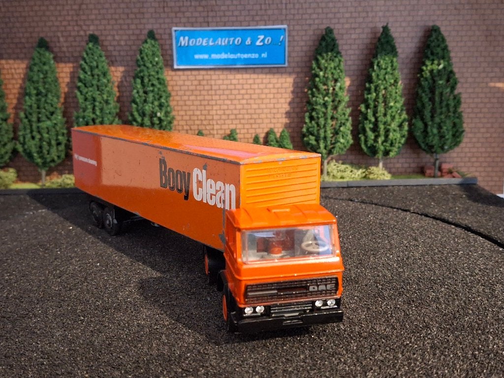 DAF 1900 BooyClean, Lion toys 1/50, Ophalen of Verzenden, Gebruikt, Bus of Vrachtwagen, Lion Toys