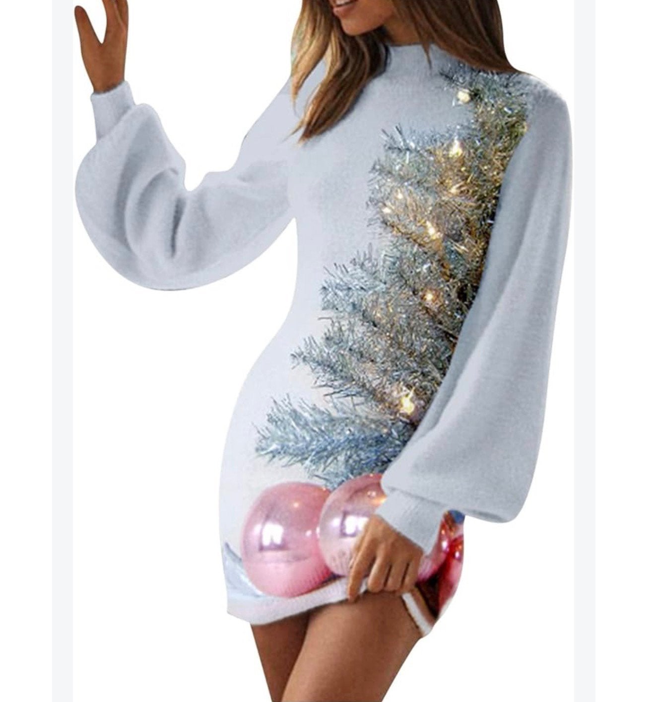 Dames Kerstjurk Kersttrui Sweater XL Kerstboom kerstmis trui, Diversen, P, P, P, Nieuw