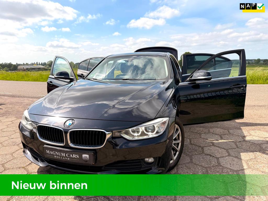 BMW 3-serie 316i ACTIE! NU TOT €500 KORTING!| 5DRS| AUTOMA, Euro 6, 4 cilinders, Zwart, Origineel Nederlands