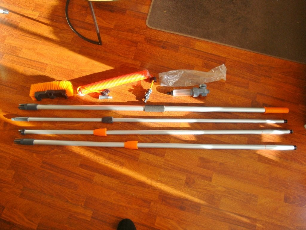 Nieuw Aquascopic Silver telescoopsteel 6 meter ramen wassen, Ophalen, Raamwisser of Trekker