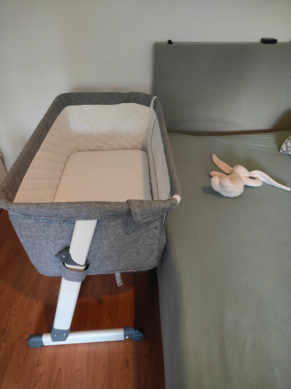 Koopje! BabyGo Wieg/Co-sleeper, Ophalen, Zo goed als nieuw, Wieg