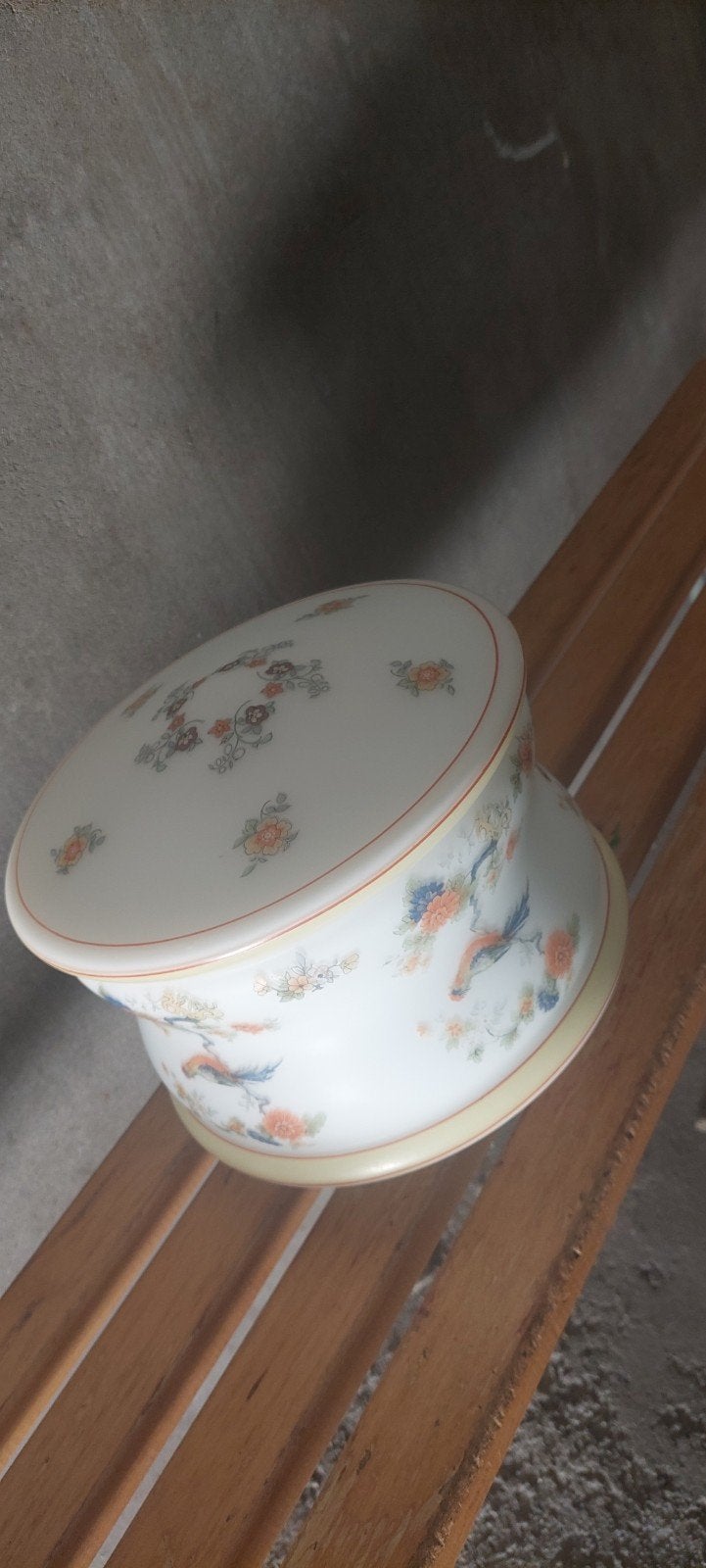 Prachtige lampenkap van glas Mat melkglas vogels en bloemen, Ophalen, Zo goed als nieuw, Glas, 23 cm