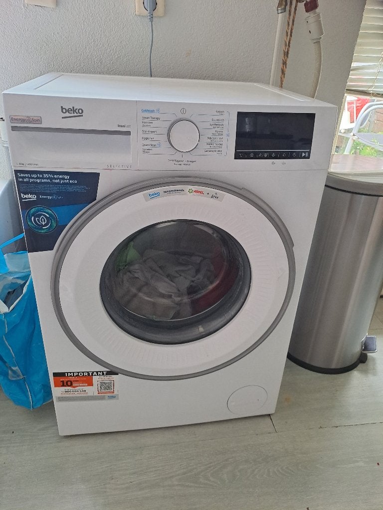 Wasmachine BEKO, Witgoed en Apparatuur, Wasmachines, Zo goed als nieuw, 6 tot 8 kg, Minder dan 85 cm, 1200 tot 1600 toeren, Ophalen