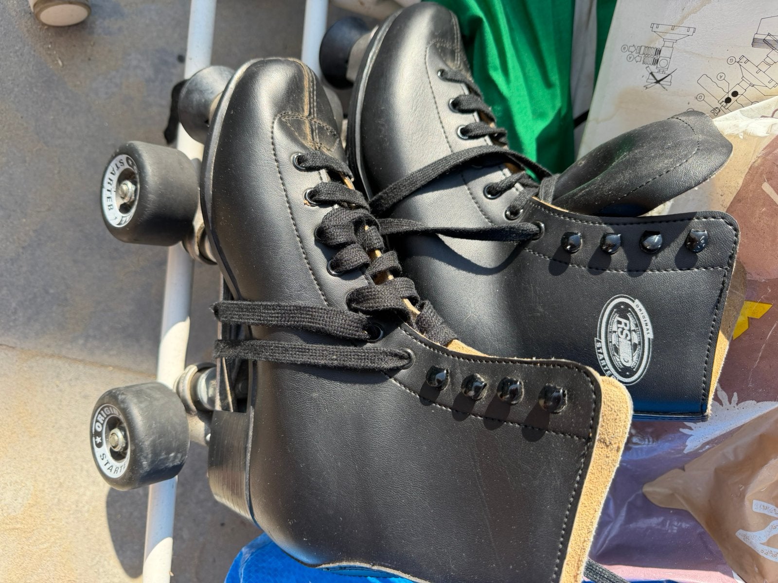 Rollerskates maat 39 zwart, Sport en Fitness, Skeelers, Ophalen, Gebruikt, Roces, Dames
