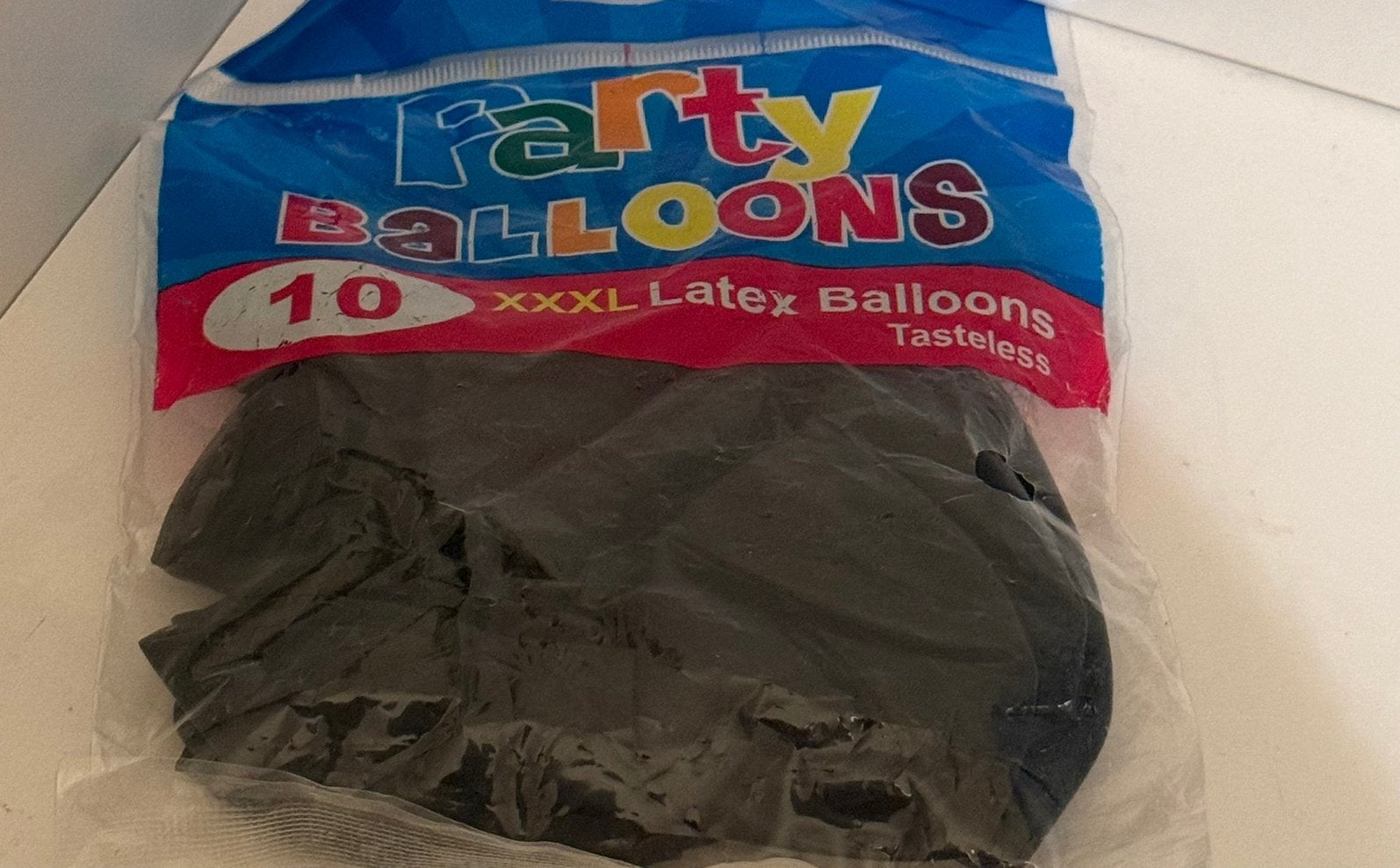 10x XXXL Latex Ballonnen Zwart - Feestartikelen, Ophalen, Nieuw, Versiering, Verjaardag