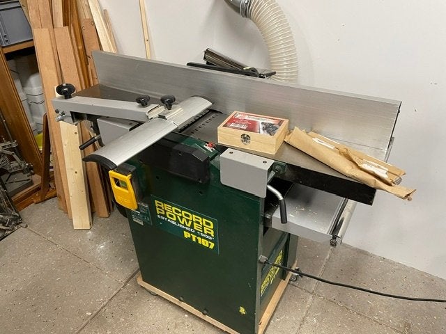 Record Power PT107 vlak- en vandiktebank, Ophalen, Gebruikt, Elektrisch