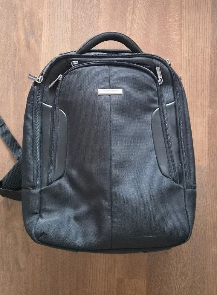 Samsonite Laptoptas/Rugzak - Zwart, Computers en Software, Laptoptassen, Gebruikt, Rugzak, 15 inch, Ophalen