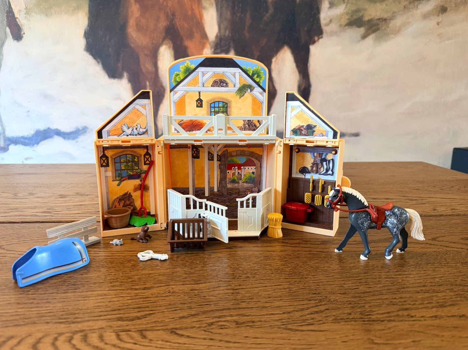 Playmobil Country set 5418 meeneem stal, Gebruikt, Complete set, Ophalen of Verzenden, Country