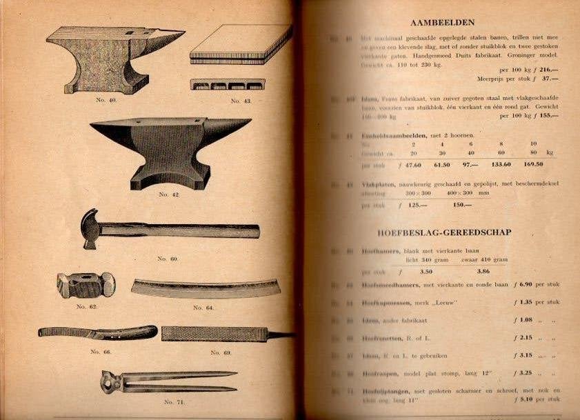 Oude catalogus gereedschappen Bolte Gorter Meppel 1951, Ophalen of Verzenden, Catalogus, Onbekend, Gelezen