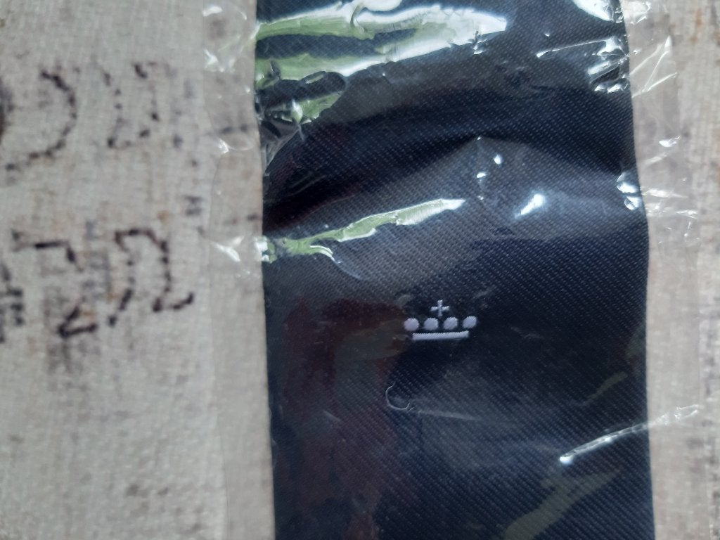 Vintage KLM stropdas, nieuw, Effen, Nieuw, Boule Noire, Verzenden