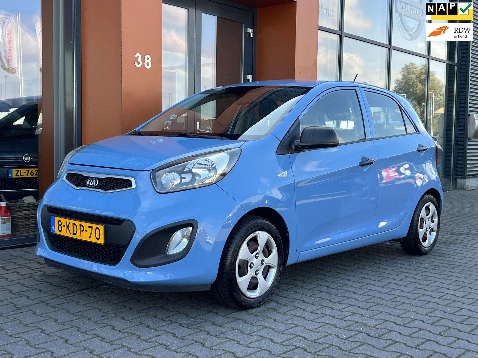 Kia Picanto 1.0 5deurs|Navi|Cruise|Isofix|Bluetooth|APK 2027, Auto's, Voorwielaandrijving, Euro 5, Gebruikt, Origineel Nederlands