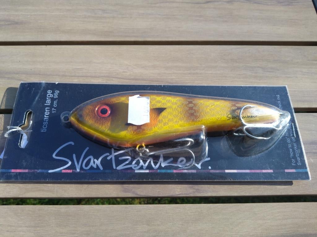 Svartzonker Ticsaren Large 17cm 98gr - Wallye (Nieuw), Watersport en Boten, Hengelsport | Roofvissen, Ophalen of Verzenden