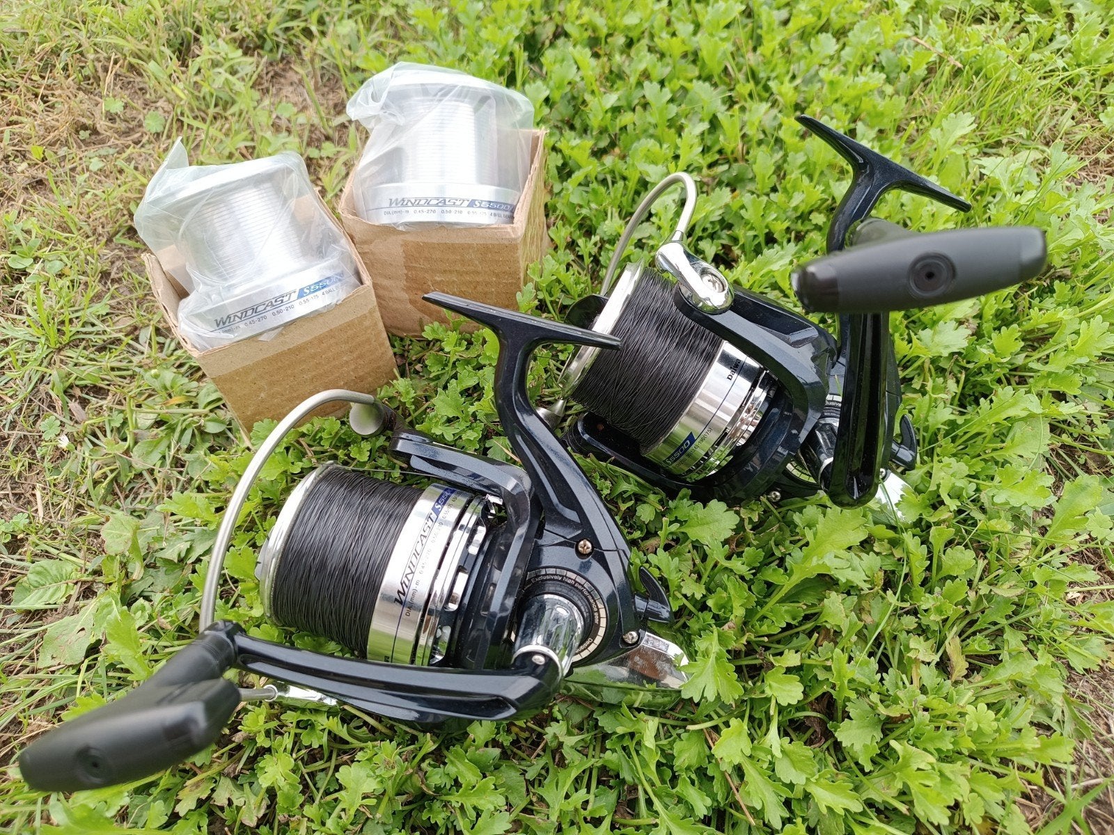 Daiwa Windcast S-5500 Molens - Zo goed als nieuw, Ophalen, Zo goed als nieuw, Molen