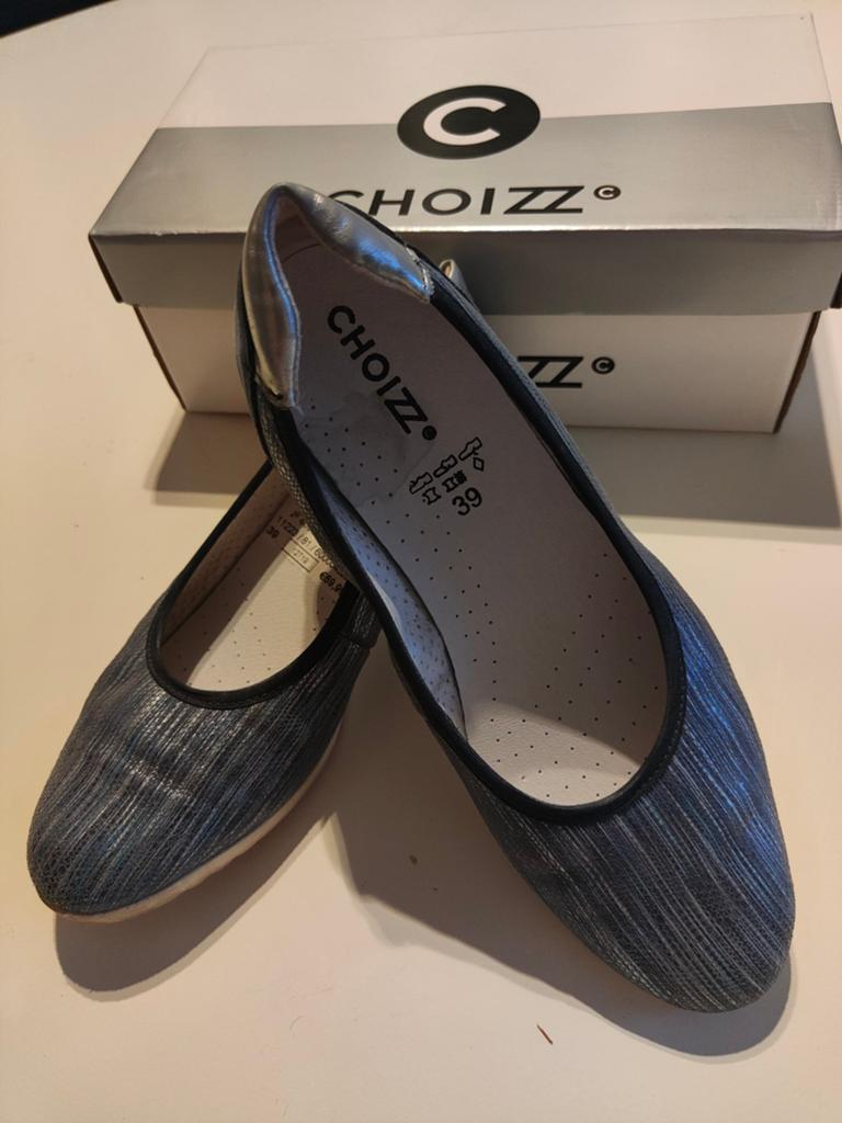Choizz Ballerina's/Instappers sleehak - Maat 39, Blauw, Choizz, Nieuw, Ballerina's