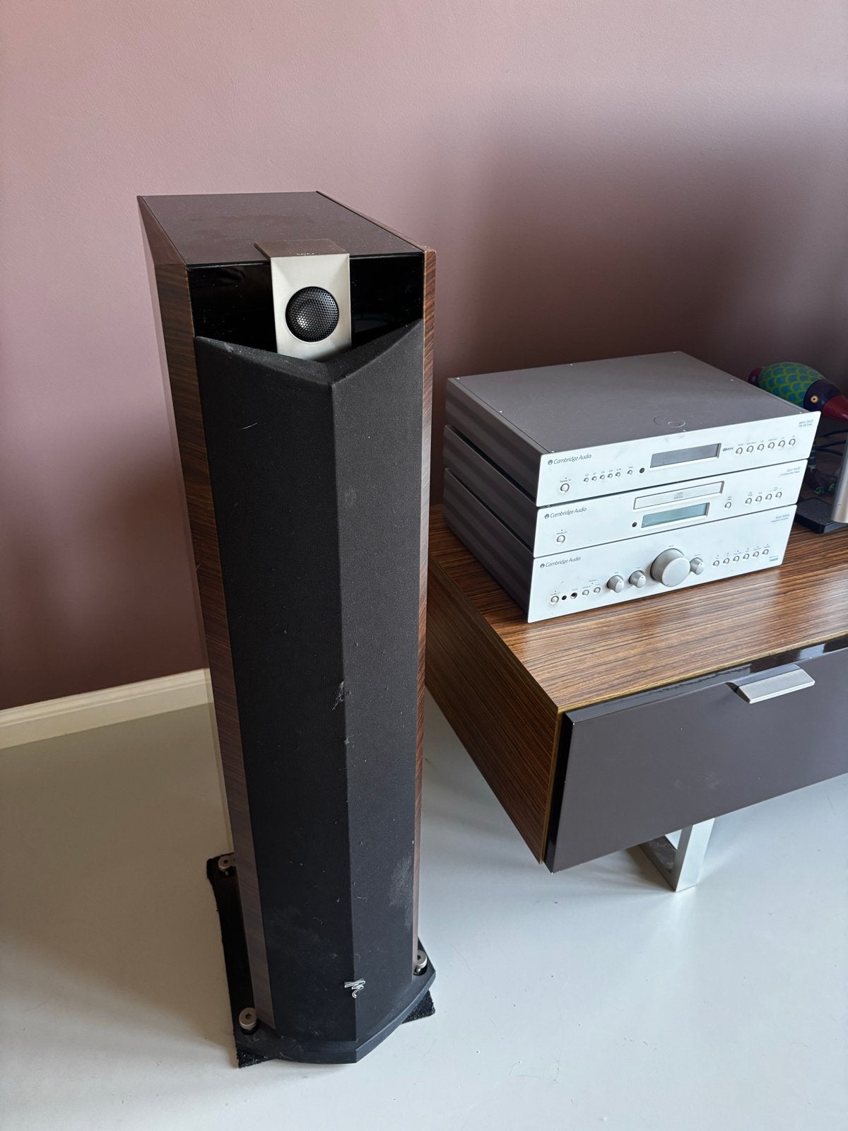 Complete hifi-set –F816v 2x + Cambridge stereo + trans cable, Ophalen, Gebruikt, Cd-speler, Overige merken