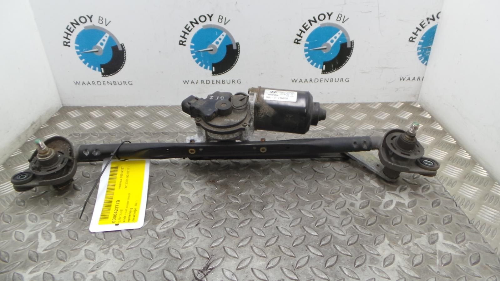 HYUNDAI SANTA FE CM 2.7 4WD AUT RUITENWISSERMOTOR VOOR 98110, Ophalen of Verzenden, Gebruikt, ARN erkend