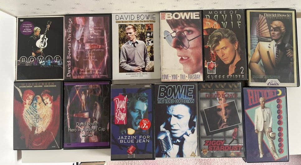 David Bowie DVD/VHS Collectie - Zeldzame Uitgaven, Alle leeftijden, Engels, Ophalen of Verzenden, Gebruikt