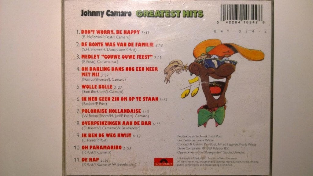 Johnny Camaro - Greatest Hits, Cd's en Dvd's, Cd's | Nederlandstalig, Ophalen of Verzenden, Zo goed als nieuw, Pop