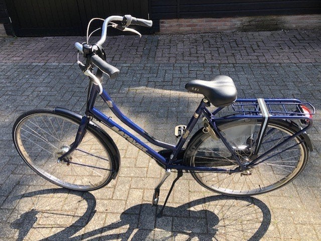Batavus Live fiets dames blauw of geel , framemaat 57 cm . 3, Fietsen en Brommers, Ophalen, Gebruikt, Versnellingen, Batavus